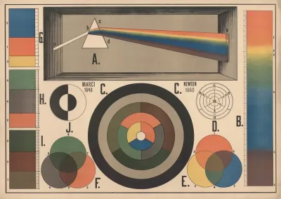 The Separation Of Light Into Colors