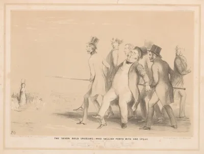 The Seven Bold Swabians Who Sallied Forth With One Spear