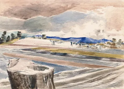 The Severn Bore Near Pimlico Sands