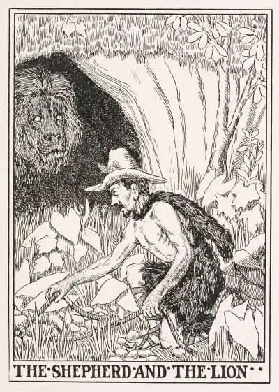 The Shepherd And The Lion