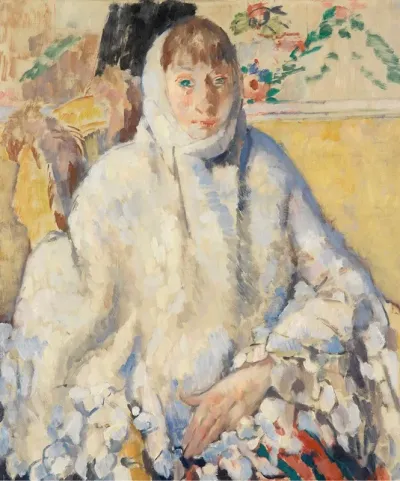 The Sick Woman With The White Shawl