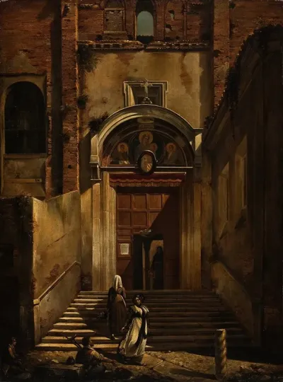 The Side Steps From The Capitol To The Church Of S Maria In Aracoeli Rome