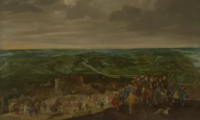 The Siege Of S Hertogenbosch Viewed From The Encampment At Vught