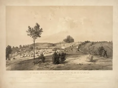 The Siege Of Vicksburg Major General U S Grant Commanding