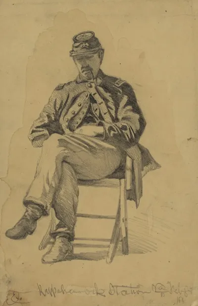 The Signal Officer Off Duty