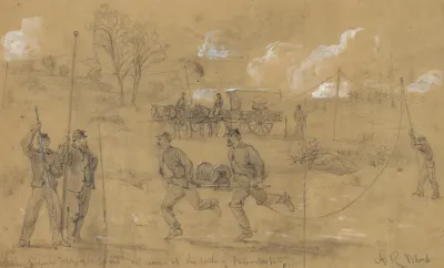 The Signal Telegraph Train As Used At The Battle Of Fredericksburg