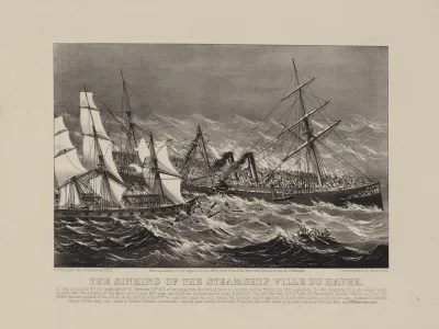 The Sinking Of The Steamship Ville Du Havre