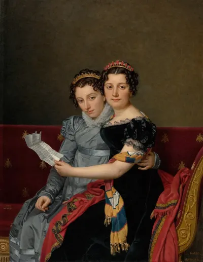 The Sisters Zenaide And Charlotte Bonaparte