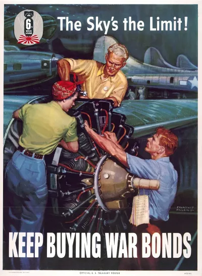 The Skys The Limit Keep Buying War Bonds