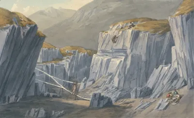 The Slate Quarries At Bron Llwyd