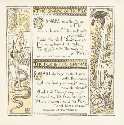 The Snake And The File The Fox And The Crow