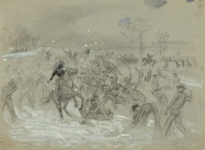 The Snowball Battle Near Dalton Georgia