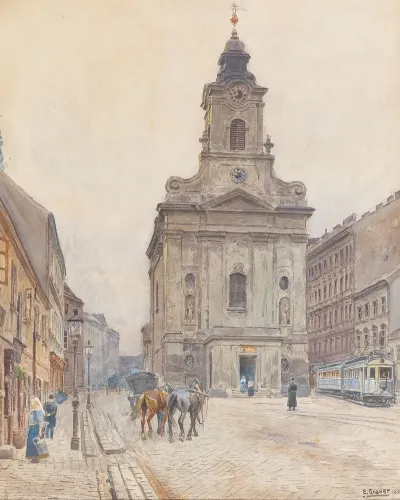 The So Called Rauchfangkehrerkirche In Vienna