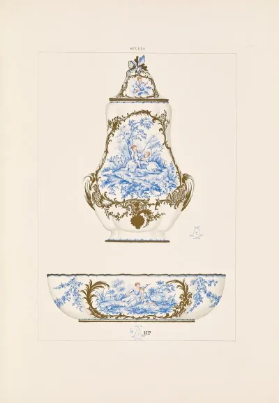 The Soft Porcelain Of Sevres Pl 17