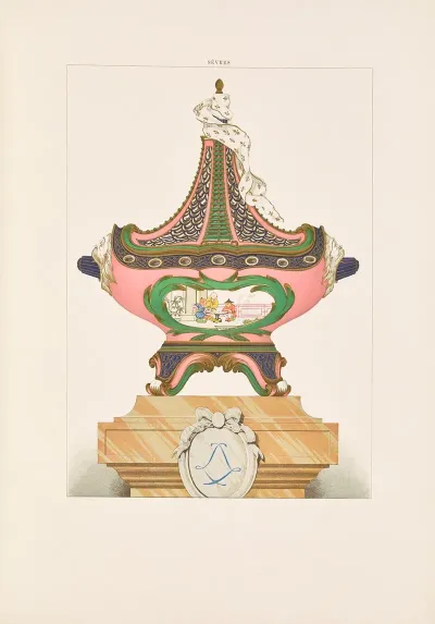 The Soft Porcelain Of Sevres Pl 25