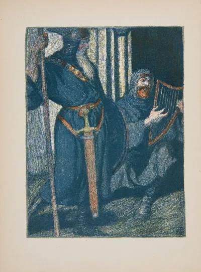 The Soldier And The Lyre Player