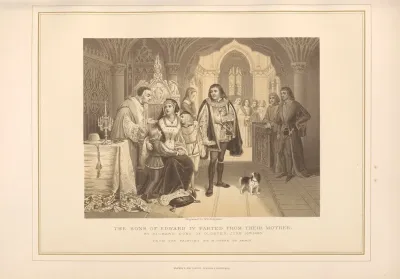 The Sons Of Edward Iv Parted From Their Mother N Gosse