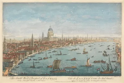 The South West Prospect Of London From Somerset Gardens To The Tower