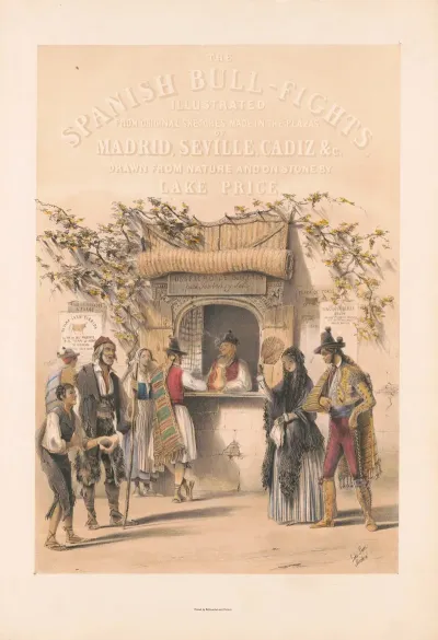 The Spanish Bull Fights Title Page