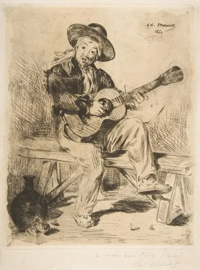 The Spanish Singer Le Guitarrero