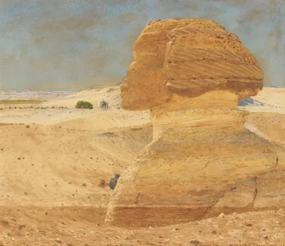 The Sphinx Near Giza In Morning Light