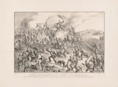 The Storming Of Fort Donelson Terrific Bayonet Charge And Capture Of The Outer Intrenchments By The Gallant Soldiers Of The West Saturday Feby 15th 1862