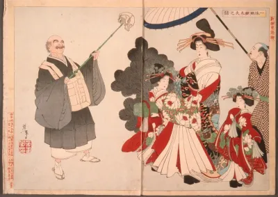 The Story Of The Courtesan Jigokudayu And Priest Ikkyu