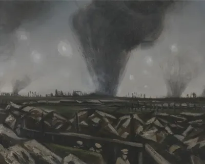 The Strafing Christopher Nevinson