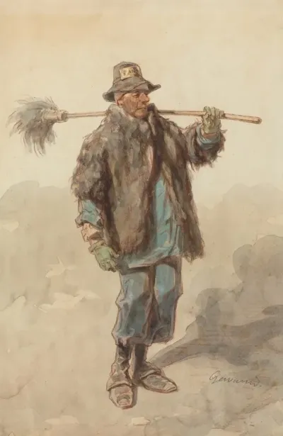 The Street Sweeper Le Cantonnier