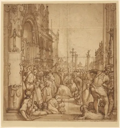The Submission Of The Emperor Frederick Barbarossa To Pope Alexander Iii
