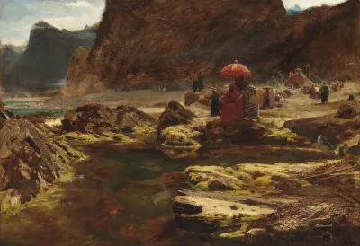 The Sultan And His Camp By The Enchanted Lake