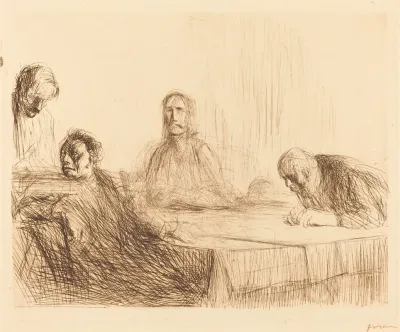 The Supper At Emmaus Second Plate