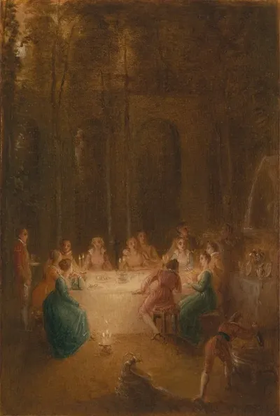 The Supper By The Fountain