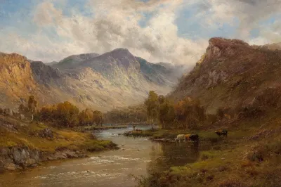 The Tay Near Dunkeld Scotland