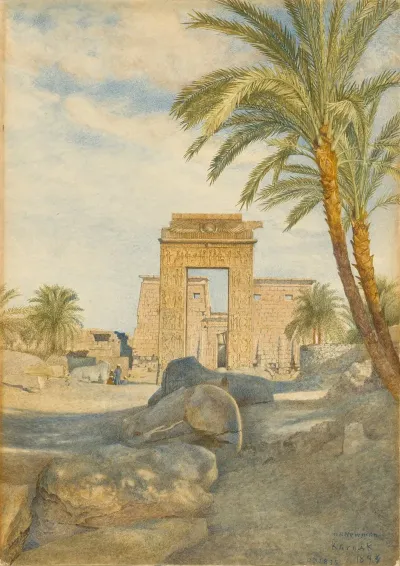 The Temple At Karnak