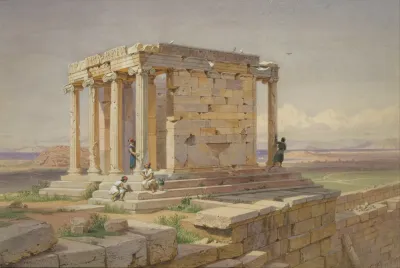 The Temple Of Athena Nike View From The North East