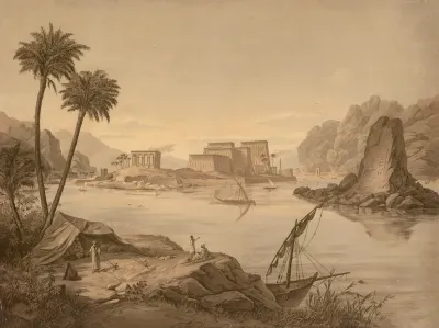 The Temple Of Isis On Philae