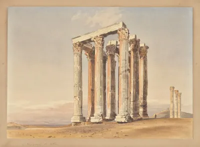 The Temple Of Olympian Zeus Athens