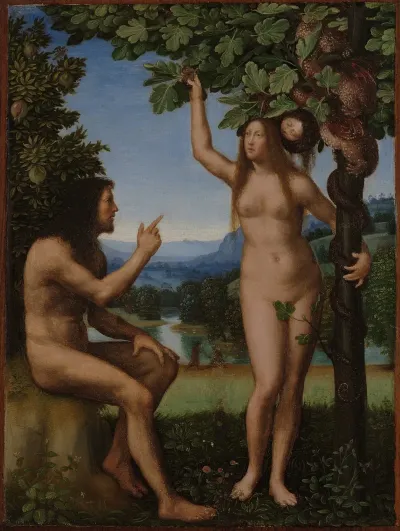 The Temptation Of Adam And Eve