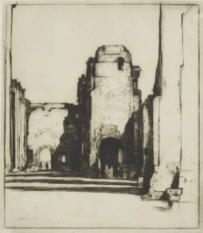 The Tepidarium Thermae Of Caracalla 2