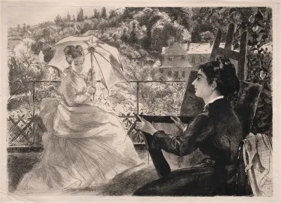 The Terrace Of The Villa Brancas