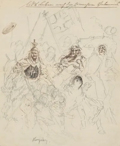 The Teutonic Knights Illustration To The Drama Le Cid By Pierre Corneille