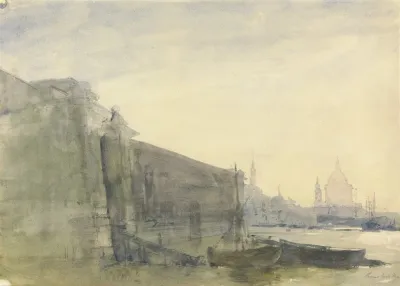 The Thames Early Morning Towards St Pauls