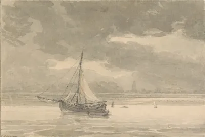 The Thames From The Ship Inn Greenwich
