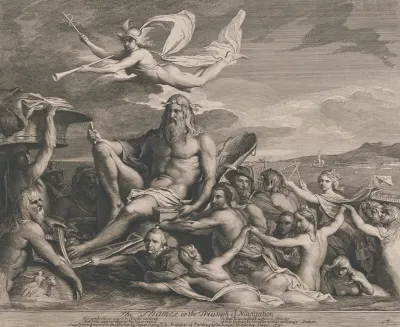 The Thames Or The Triumph Of Navigation Designs For The Great Room Of The Society For The Encouragement Of The Arts
