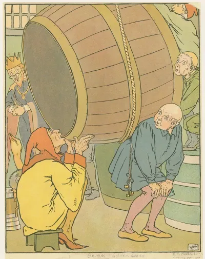The Thirsty Man Empties Caskets Of Wine