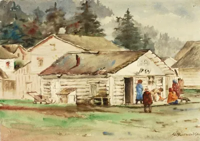 The Three Crows Market Sitka 1889