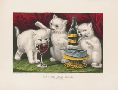 The Three Jolly Kittens At The Feast