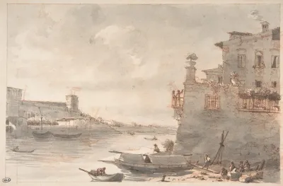 The Tiber At The Outskirts Of Rome