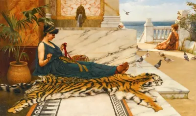 The Tigerskin Sewing Girl